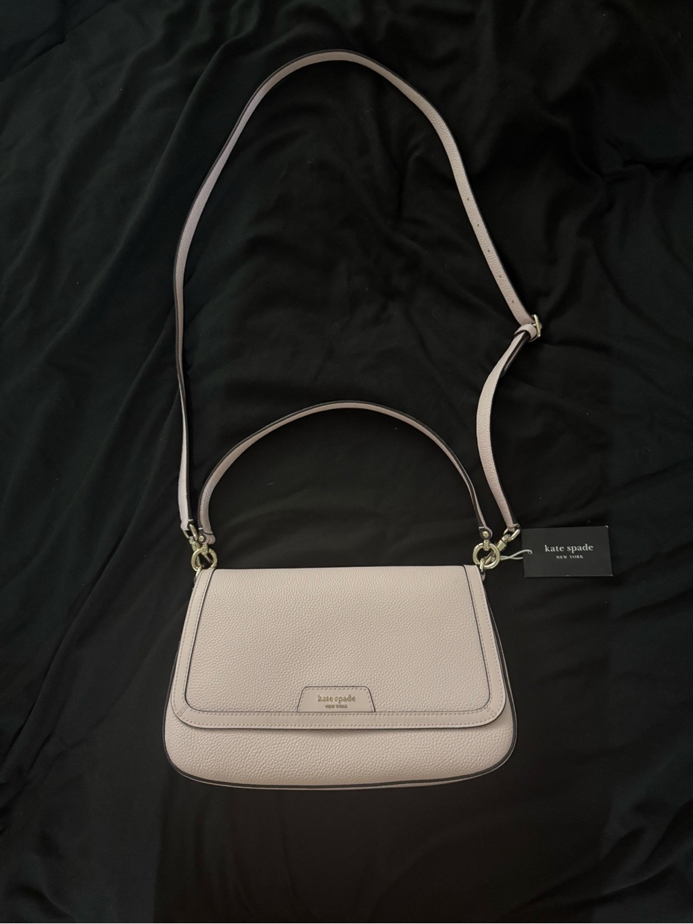kate spade Pebbled Leather Crossbody & Top-Handle Bag in Light Pink